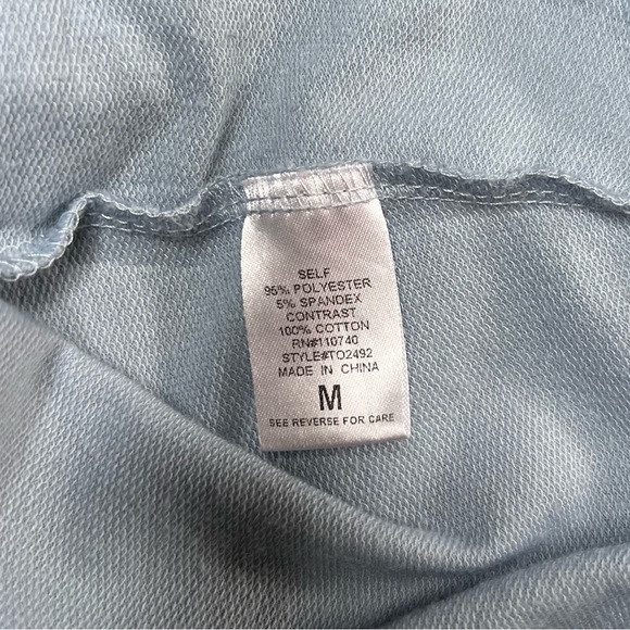 Light Blue Ruffle Shirt - Picture 4 of 5